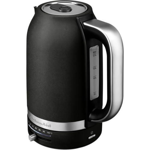 5KEK1701EBK Электрочайник KitchenAid, термо-контроль, 1.7 л., черный фото 4