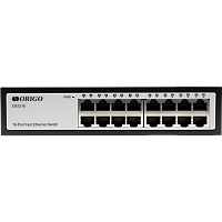 OS1216/A1A Коммутатор/ Unmanaged Switch 16x100Base-TX, metal case