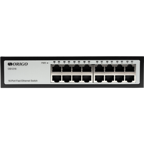 OS1216/A1A Коммутатор/ Unmanaged Switch 16x100Base-TX, metal case OS1216/A1A Коммутатор/ Unmanaged Switch 16x100Base-TX, metal case