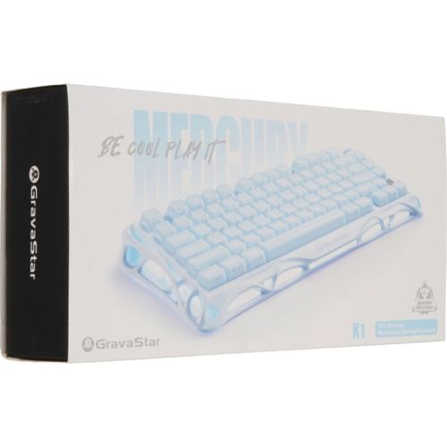 6972448923989 Игровая клавиатура/ Механическая беспроводная клавиатура Gravastar Mercury K1 BLU фото 8 6972448923989 Игровая клавиатура/ Механическая беспроводная клавиатура Gravastar Mercury K1 BLU фото 8