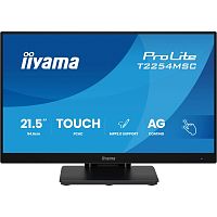 T2254MSC-B2AG Монитор Iiyama 21.5" ProLite T2254MSC-B2AG черный IPS LED 4ms 16:9 HDMI M/M глянцевая HAS 1300:1 300cd 178гр/178гр 1920x1080 100Hz DP FHD USB Touch 2.9кг