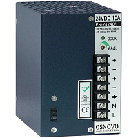 PS-24240/I Блок питания/ OSNOVO Промышленный блок питания. DC24V, 10A (240W). Диапазон входных напряжений: AC195-265V