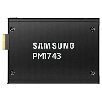 MZWLO7T6HBLA-00A07 Твердотельный накопитель/ Samsung SSD PM1743, 7680GB, U.3(2.5" 15mm), NVMe, PCIe 5.0 x4 R/W 14000/6000MB/s, IOPs 2 500 000/300 000, TBW 14016, DWPD 1 (12 мес.)