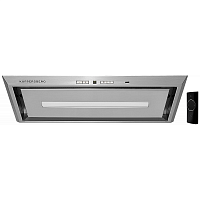 INBOX54X Вытяжка Kuppersberg/ Встраиваемая вытяжка, ширина 54 см, отвод/рециркуляция, 1000 м3/час, управление Soft Touch, 4 скорости, светодиодное освещение 1х13 Вт, металлические жироулавливающие фильтры, угольный фильтр (опция), цвет нержавеющая сталь