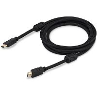 HDMI-V1.4-2MC Кабель аудио-видео Buro HDMI (m)/HDMI (m) 2м. феррит.кольца позолоч.конт. черный (HDMI-V1.4-2MC)