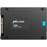 MTFDKCB3T8TFR-1BC1ZABYY Серверные твердотельные накопители/ Micron SSD 7450 PRO, 3840GB, U.3(2.5" 7mm), NVMe, PCIe 4.0 x4, 3D TLC, R/W 6800/5300MB/s, IOPs 1 000 000/180 000, TBW 7300, DWPD 1 (12 мес.)