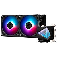 306-7ZW7A11-C24/306-7ZW7E11-C24 Жидкостная система охлаждения MSI MAG CORELIQUID I240 2x ARGB Gen2 Fan, ARGB Gen2 Block, Color Box