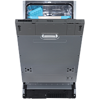 KDI45140 Встраиваемая посудомоечная машина Korting/ Узкая, Полновстр., 45 см, 10 компл., А++/A/A, Электронное управление, индикаторы белого цвета Cold White, 5 программ, Активная сушка, Отложенный старт 3/6/9 часов, Разбрызгиватели S-Form, Регулировка выс