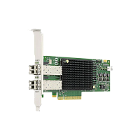LPE31002-M6 Emulex LPe31002-M6 Gen 6 (16GFC), 2-port, 16Gb/s, PCIe Gen3 x8, трансиверы установлены, LP+FH brackets, OEM