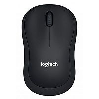 910-005553 Мышь беспроводная Logitech B220 Silent Black черная, оптическая, 1000dpi, 2.4GHz, USB-ресивер, бесшумная, под любую руку, RTL