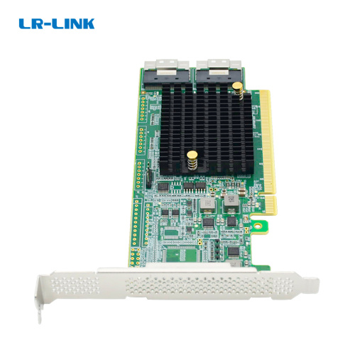 LRNV9F24 Адаптер для SSD/ PCIe x16 to Two SlimSAS SFF-8654 8i Retimer Adapter фото 3