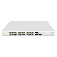 CRS328-24P-4S+RM Коммутатор/ CRS328-24P-4S+RM Cloud Router Switch 24 port Gigabit Ethernet router/switch with four 10Gbps SFP+ ports in 1U rackmount case, Dual Boot and PoE output, 500W