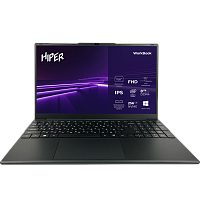 FWBC151-I512HR08N2FABWPG Ноутбук/ HIPER Workbook I151 15.6"(1920x1080 IPS)/Intel Core i5 12450H(2Ghz)/8192Mb/256SSDGb/noDVD/Int:Intel UHD Graphics/Cam/BT/WiFi/51.3WHr/war 1y/1.7kg/Black/Win11Pro