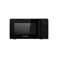 TMW204B Микроволновая печь KUPPERSBERG/ Микроволновая печь KUPPERSBERG, отдельностоящая, 5 уровней мощности, объем 20 л, гриль, поворотный переключатель, таймер, блокировка от детей, поворотный стол, цвет черный