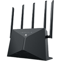 NX30 Маршрутизатор/ Netis AX3000 Wireless Dual Band Gigabit Router, 5*5dBi external fixed antennas, FXS, IPTV function and full dual access support