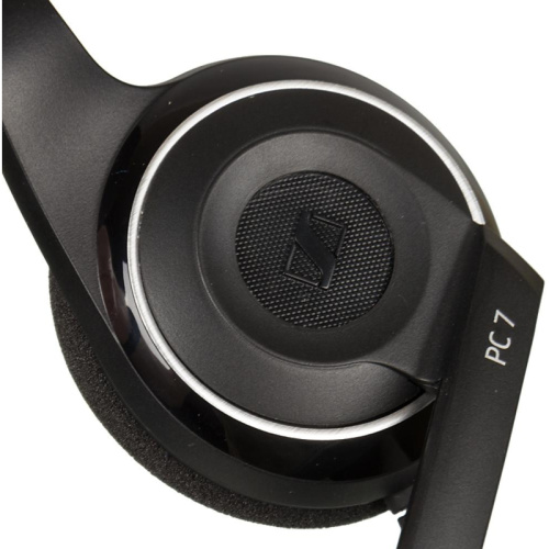504196 Наушники с микрофоном Sennheiser PC 7 черный 2м накладные USB оголовье (504196) фото 4 504196 Наушники с микрофоном Sennheiser PC 7 черный 2м накладные USB оголовье (504196) фото 4