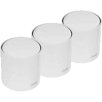 DecoX60(3-pack) Маршрутизатор/ AX5400 Whole Home Mesh Wi-Fi System, WiFI 6, 2402Mbps at 5G and 574Mbps at 2.4G, 2 Giga ports of each unit