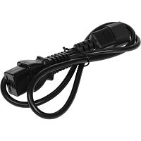 LAN-PP19/14-1.0-BK Шнур питания Lanmaster LAN-PP19/14-1.0-BK проводник.:3x0.75мм2 1м 220В 10А черный