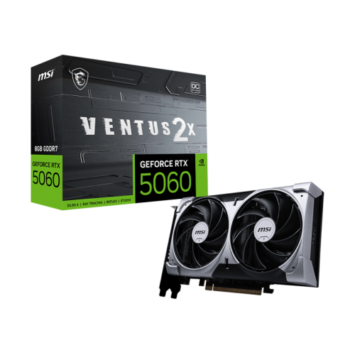 GeForceRTX50608GVENTUS2XOC Видеокарта/ GeForce RTX 5060 8G VENTUS 2X OC