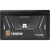 TR-SG1000 Блок питания 1000W/ Power Supply Thermalright, 1000W 80+ Gold (ATX, 3.1, PCIe 5.1, Full modular, 1x24(20+4)pin 600mm, 2xCPU 8(4+4)pin 650mm, 3xPCIe*2 8(6+2)pin 650+150mm, 1x12V-2x6, 7xSATA, 6xMOLEX4pin, Active, 120x120mm, 150x140x85mm, APFC, bla