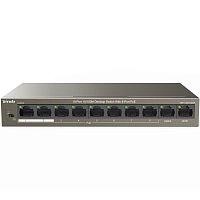 TEF1110P-8-63W Коммутатор/ Tenda TEF1110P-8-63W 10-Port 10/100M Desktop Switch with 8-Port PoE