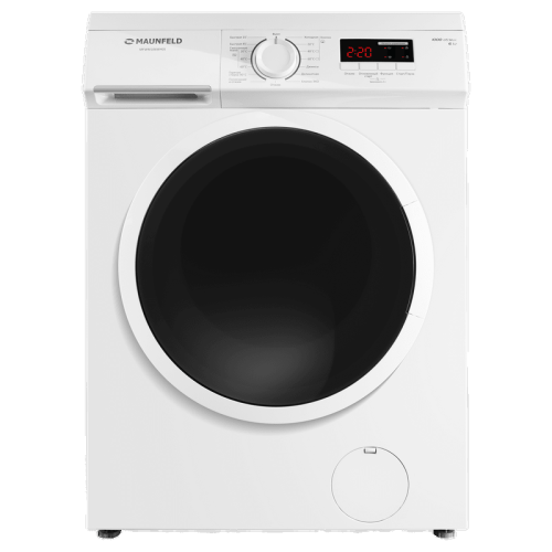 MFWM106WH05 Стиральная машина MAUNFELD/ Узкая, фронтальная, 15 режимов, 1000 об/мин, 6 кг, белый цвет