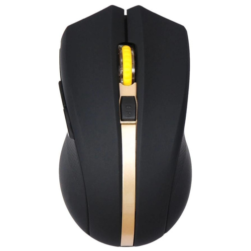 998168 Мышь Oklick 495MW черный/золотистый оптическая 1600dpi беспров. USB для ноутбука 6but (998168) 998168 Мышь Oklick 495MW черный/золотистый оптическая 1600dpi беспров. USB для ноутбука 6but (998168)