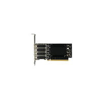 MCX713104AS-ADAT Сетевая карта/ NVIDIA ConnectX-7 HHHL Adapter Card, 25/50GbE, Quad-Port SFP56, PCIe 4.0 x16, Crypto Disabled, Secure Boot Enabled, Tall Bracket
