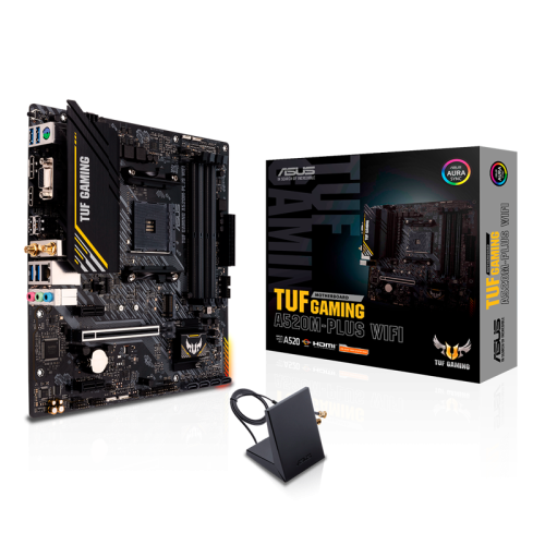 90MB17F0-M0EAY0 Материнская плата/ TUF GAMING A520M-PLUS WIFI