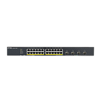 XGS1935-28-EU0101F Коммутатор/ XGS1935-28, 28 Port Smart Managed Switch, 24x Gigabit Copper and 4x 10G SFP+, hybrid mode, standalone or NebulaFlex Cloud
