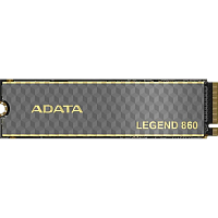 SLEG-860-500GCS Твердотельный накопитель/ ADATA SSD LEGEND 860, 500GB, M.2(22x80mm), NVMe 1.4, PCIe Gen 4x4, 3D NAND, R/W 5000/3000MB/s, IOPs н.д./н.д., TBW 160, DWPD 0.2 (5 лет)