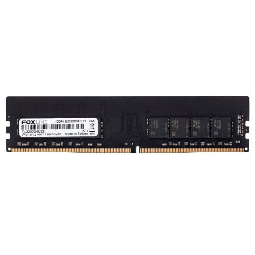 FL3200D4U22-16G Память оперативная/ Foxline DIMM 16GB 3200 DDR4 CL 22 (1Gb*8)