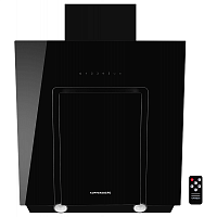 F660 Вытяжка Kuppersberg/ Настенная вытяжка, ширина 60 см, отвод/рециркуляция, 900 м3/час, сенсорное управление, таймер, 5 скоростей, галогенное освещение 2х20 Вт, металлические жироулавливающие фильтры, угольный фильтр KF-СM (опция), 42-47 дБ, цвет черно