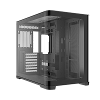 V60E-BKADA0X1-GL Корпус ПК без блока питания/ Case SAMA V60E Black, Midi-Tower, TG, no fans, 2xUSB 3.0 + 1xUSB 3.2 Type-C, ATX, mATX, mITX Black