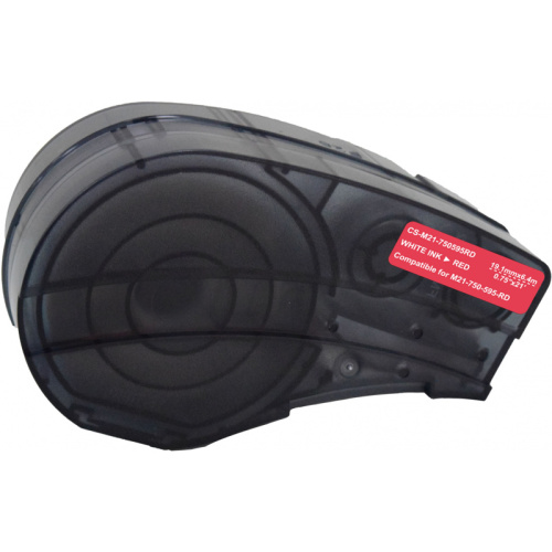 -/ Картридж ленточный Cactus CS-M21-750595RD белый для Brady BMP21-PLUS, BMP21-LAB фото 2