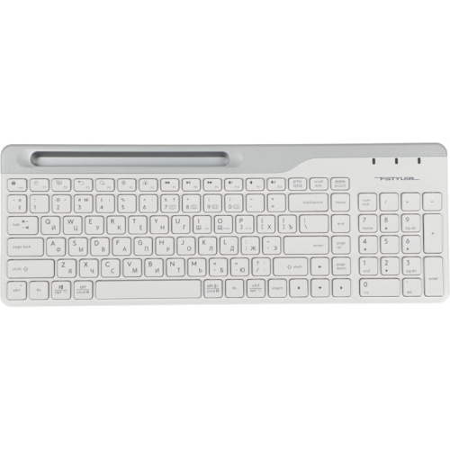 FBK25WHITE Клавиатура A4Tech Fstyler FBK25 белый/серый USB беспроводная BT/Radio slim Multimedia фото 12 FBK25WHITE Клавиатура A4Tech Fstyler FBK25 белый/серый USB беспроводная BT/Radio slim Multimedia фото 12