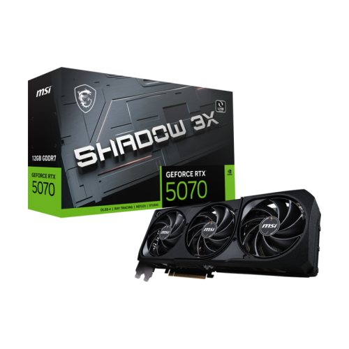 GeForceRTX507012GSHADOW3XOC Видеокарта/ GeForce RTX 5070 12G SHADOW 3X OC