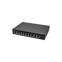 NS-SW-8F2G-P PoE коммутатор Fast Ethernet/ PoE коммутатор Fast Ethernet на 10 RJ45 портов. Порты: 8 x FE (10/100 Base-T) с поддержкой PoE (IEEE 802.3af/at), 2 x GE (10/100/1000 Base-T). Соответствует стандартам PoE IEEE 802.3af/at. Автоматическое определе