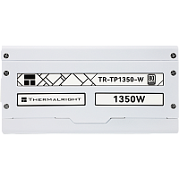 TR-TP1350-W Блок питания 1350W/ Power Supply Thermalright, 1350W 80+ Platinum (ATX, 3.0, PCIe 5.0, Full modular, 1x24(20+4)pin 600mm, 4xCPU 8(4+4)pin, 10xPCIe 8(6+2)pin, 2x12VHPWR PCIe 5.0 12+4pin 650mm, 14xSATA, 8xMOLEX4pin, Active, 140x140mm, 170x150x86