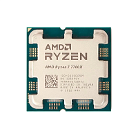 100-000000591 Процессор/ APU AM5 AMD Ryzen 7 7700X (Raphael, 8C/16T, 4.5/5.4GHz, 32MB, 105W,Radeon Graphic) OEM