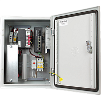 OS-34TB1(SW-80402/IL) Коммутатор/ OSNOVO Уличный управляемый (L2) коммутатор с термостабилизацией и резервным питанием на базе уличной станции OSNOVO OS-34TB1. Порты: 4 x GE (10/100/1000Base-T) с PoE (до 30W) + 2 x GE SFP (1000Base-X). Суммарный бюджет Po