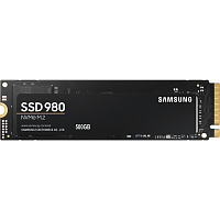 MZ-V8V500BW Твердотельные накопители/ Samsung SSD 980, 500GB, M.2(22x80mm), NVMe 1.4, PCIe 3.0 x4, 3-bit MLC, R/W 3100/2600MB/s, IOPs 400 000/470 000, TBW 300, DWPD 0.33 (12 мес.)