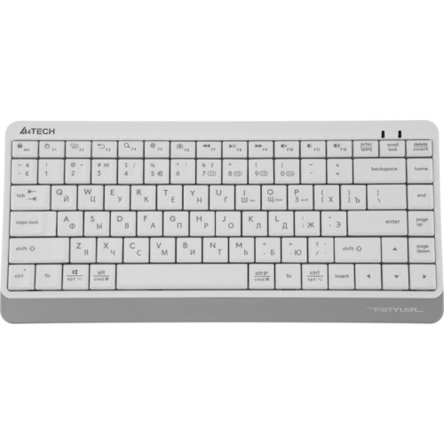 FBK11WHITE Клавиатура A4Tech Fstyler FBK11 белый/серый USB беспроводная BT/Radio slim (FBK11 WHITE) FBK11WHITE Клавиатура A4Tech Fstyler FBK11 белый/серый USB беспроводная BT/Radio slim (FBK11 WHITE)