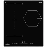 Варочная поверхность Monsher/ Варочная поверхность Monsher, индукция, инвертер, слайдерное управление, автоматическое отключение, блокировка панели управления, индикация остаточного тепла, 9 уровней мощности, Stop and Go, Booster, таймер, цвет черный