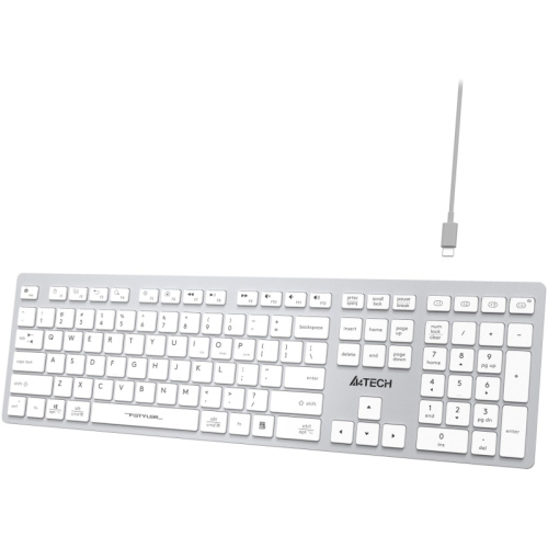 FBX50CWHITE Клавиатура A4Tech Fstyler FBX50C белый USB беспроводная BT/Radio slim Multimedia (FBX50C WHITE) фото 5 FBX50CWHITE Клавиатура A4Tech Fstyler FBX50C белый USB беспроводная BT/Radio slim Multimedia (FBX50C WHITE) фото 5
