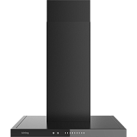 KHC6989GN Вытяжка KORTING/ Вытяжка KORTING, купольная, 60 см, 950 м3/ч, слайдерное управление, таймер, LED освещение, функция Clean Air, угольный фильтр KIT 0281 (опция), уровень шума 54 дБ, цвет черное стекло