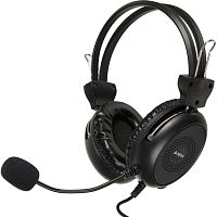 HU-30 Наушники с микрофоном A4Tech HU-30 черный 2м накладные USB оголовье