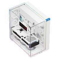 TR-A70WhiteFAN5-C Корпус без блока питания/ Case Thermalright A70 FAN5-C, Midi-Tower, TG, 5x120mm ARGB, 2xUSB-A 3.0, 1xUSB Type-C, ATX, mATX, mITX White