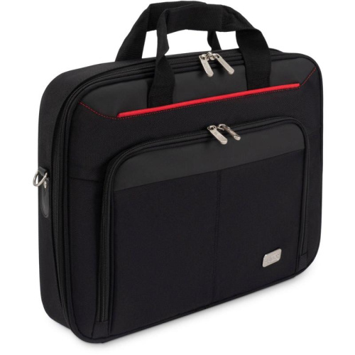PCP-A9015BK Сумка для ноутбука 15.6" PC Pet PCP-A9015BK черный/красный нейлон фото 7
