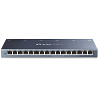 TL-SG116 Коммутатор/ 16-Port Gigabit Desktop Switch, 16 Gigabit RJ45 Ports, Desktop Steel Case